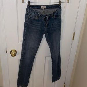 Denim Jeans size 24 straight leg low rise